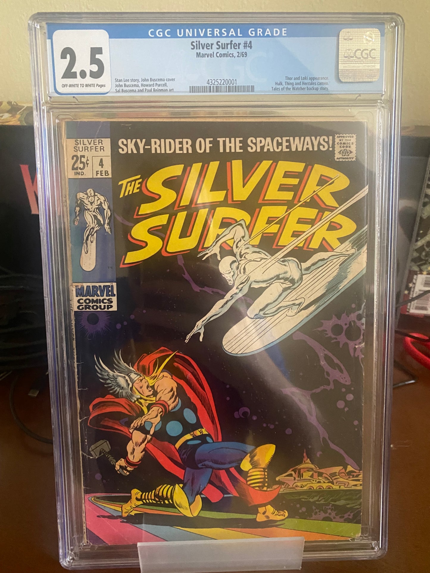 Silver Surfer #4 CGC 2.5