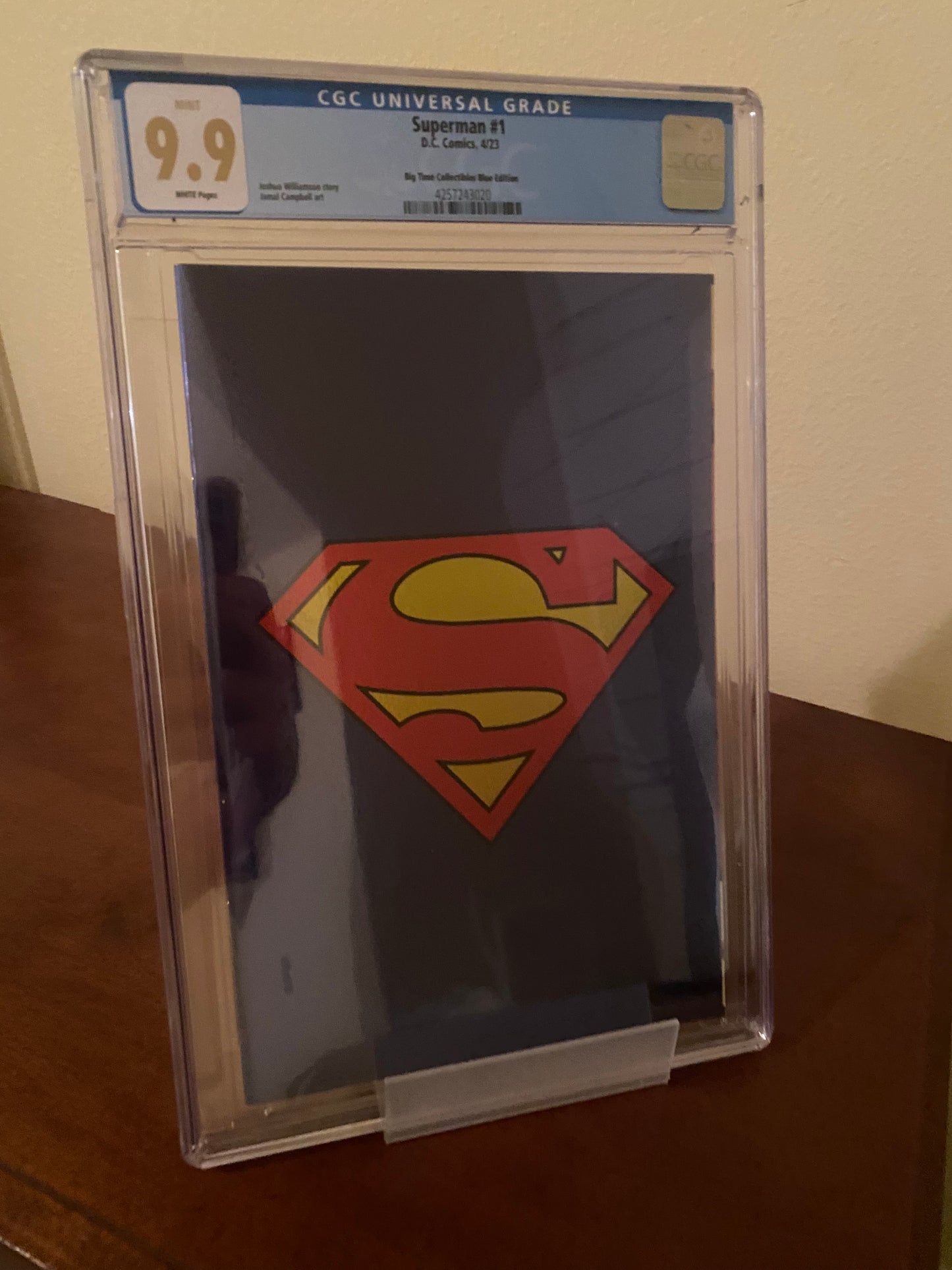 Superman #1 Big Time Collectibles Foil CGC 9.9