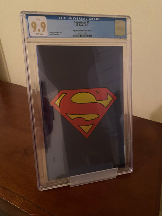 Superman #1 Big Time Collectibles Foil CGC 9.9