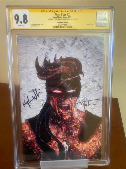 Final Boss 2 Kiss Komixx Edition CGC 9.8 Double Signed