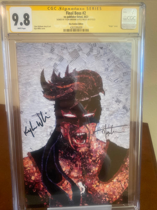 Final Boss 2 Kiss Komixx Edition CGC 9.8 Double Signed