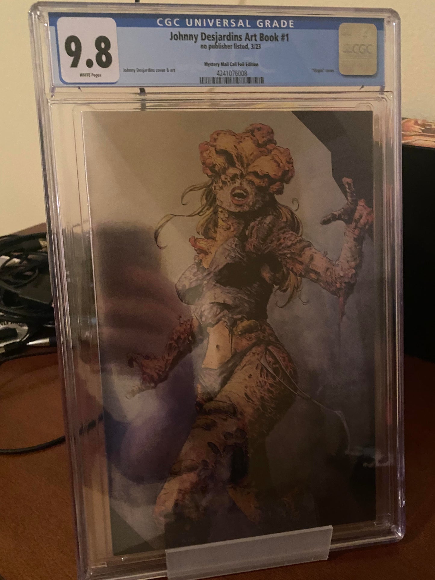 Johnny Desjardiss Art Book #1 CGC 9.8 Foil