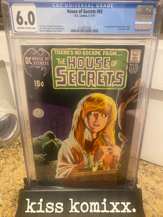 House of Secrets 92 CGC 6.0