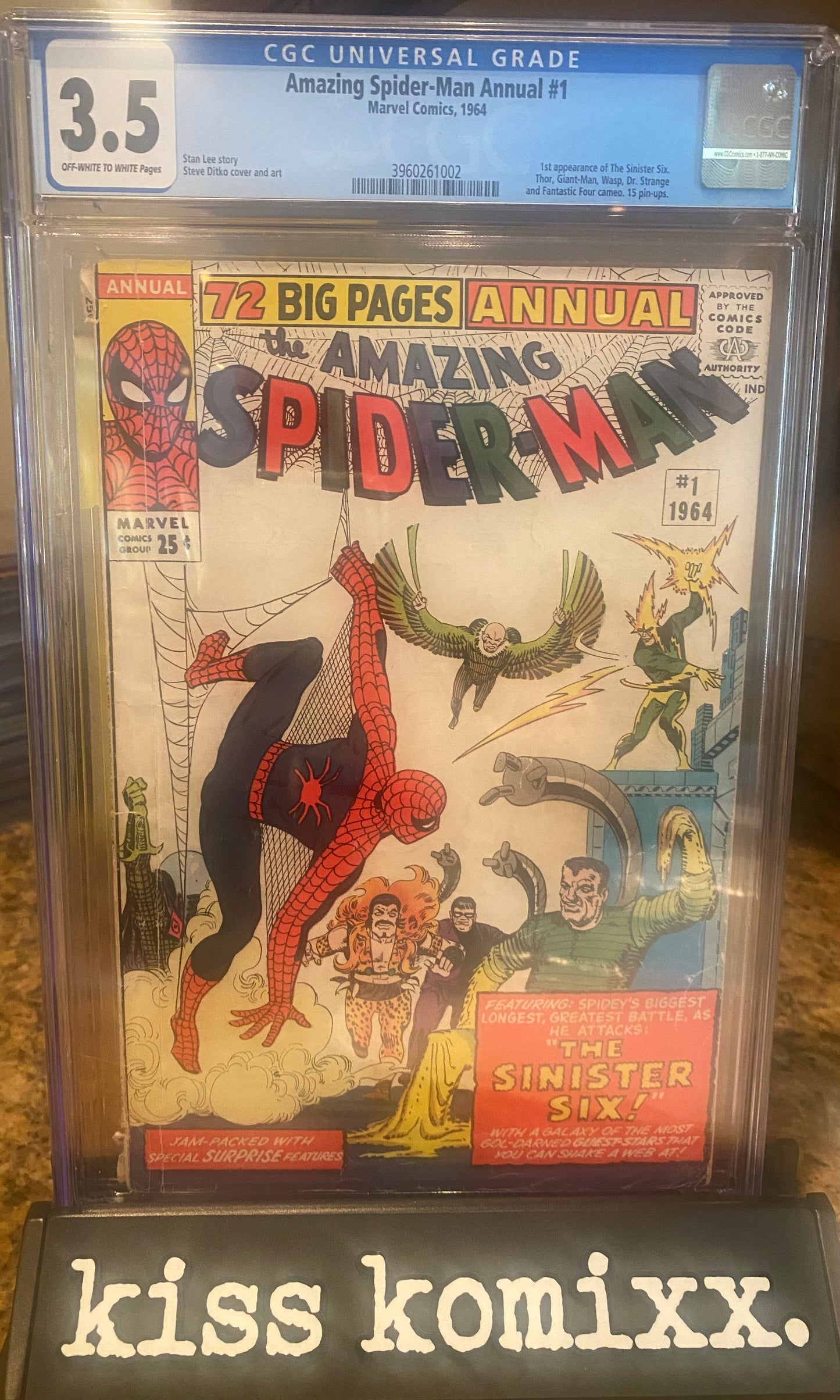 Amazing Spider-Man Annual #1 CGC 3.5