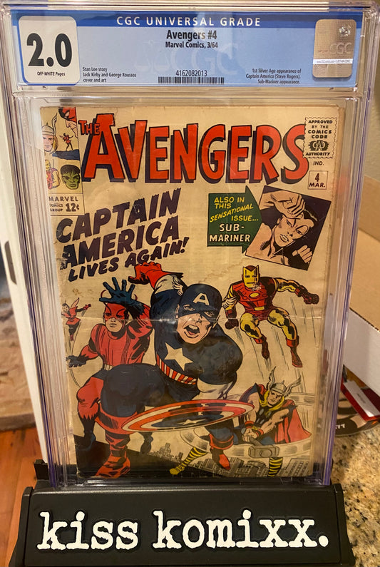 Avengers #4 CGC 2.0