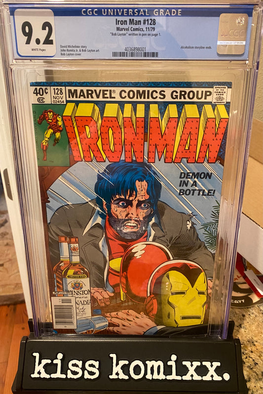 Iron Man #128 CGC 9.2