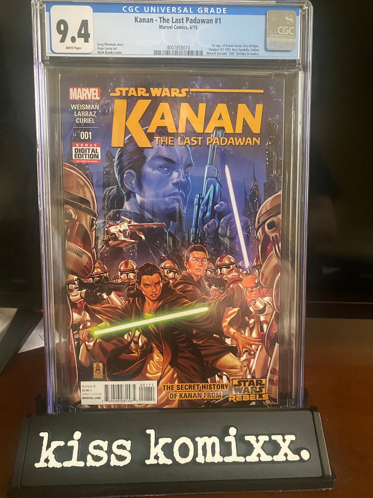 Kanan: The Last Padawan #1 CGC 9.4