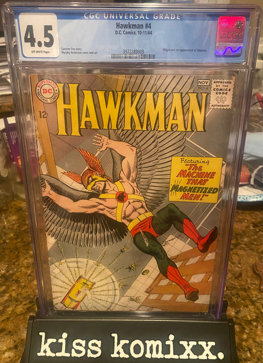 Hawkman #4 CGC 4.5