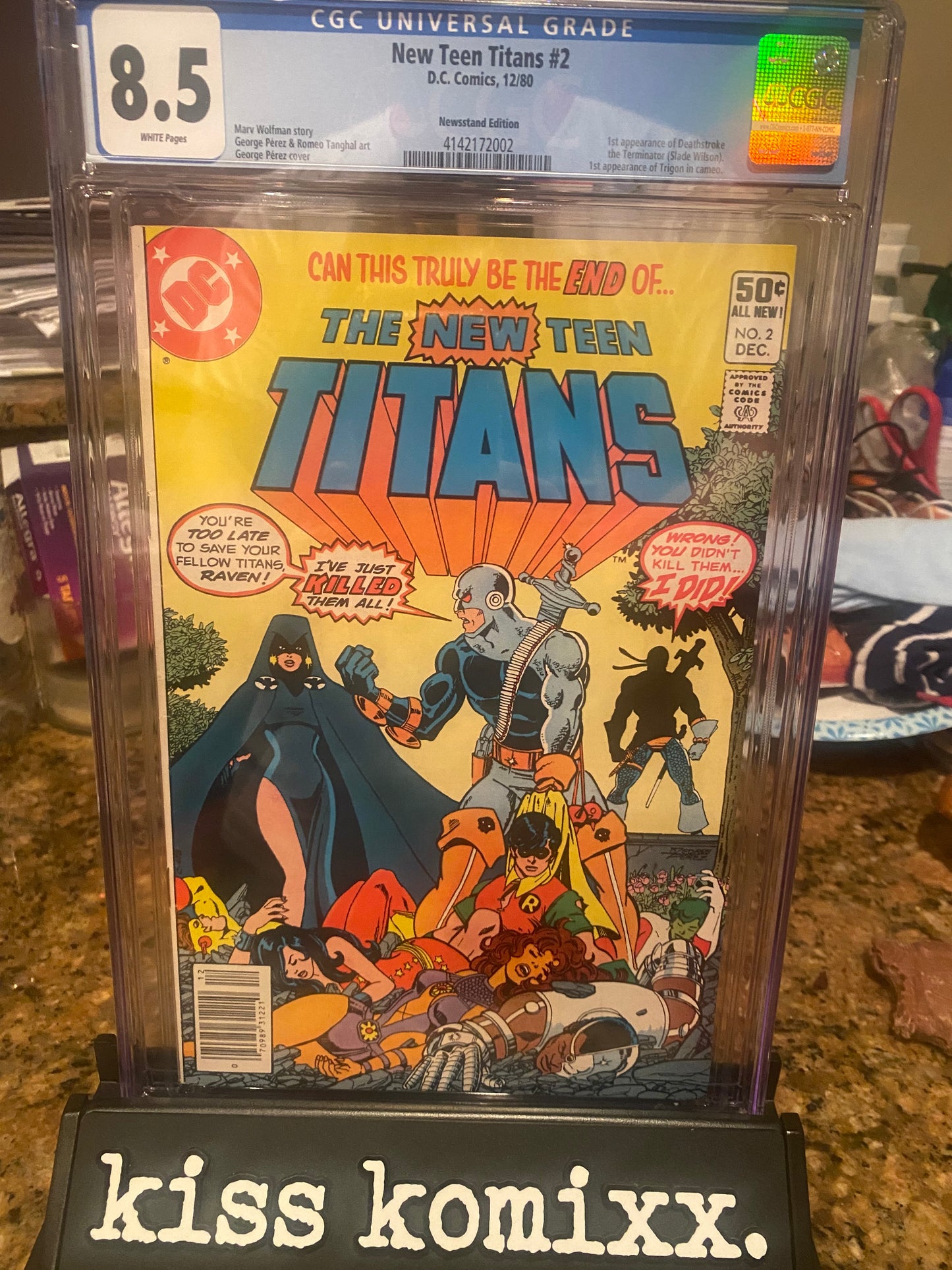 New Teen Titans #2 CGC 8.5