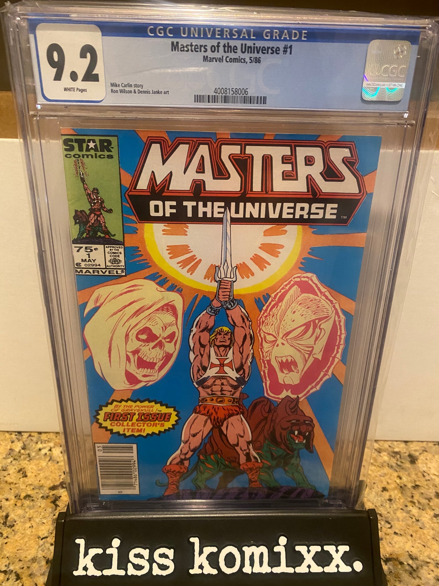 Masters of the Universe #1 '86 CGC 9.2