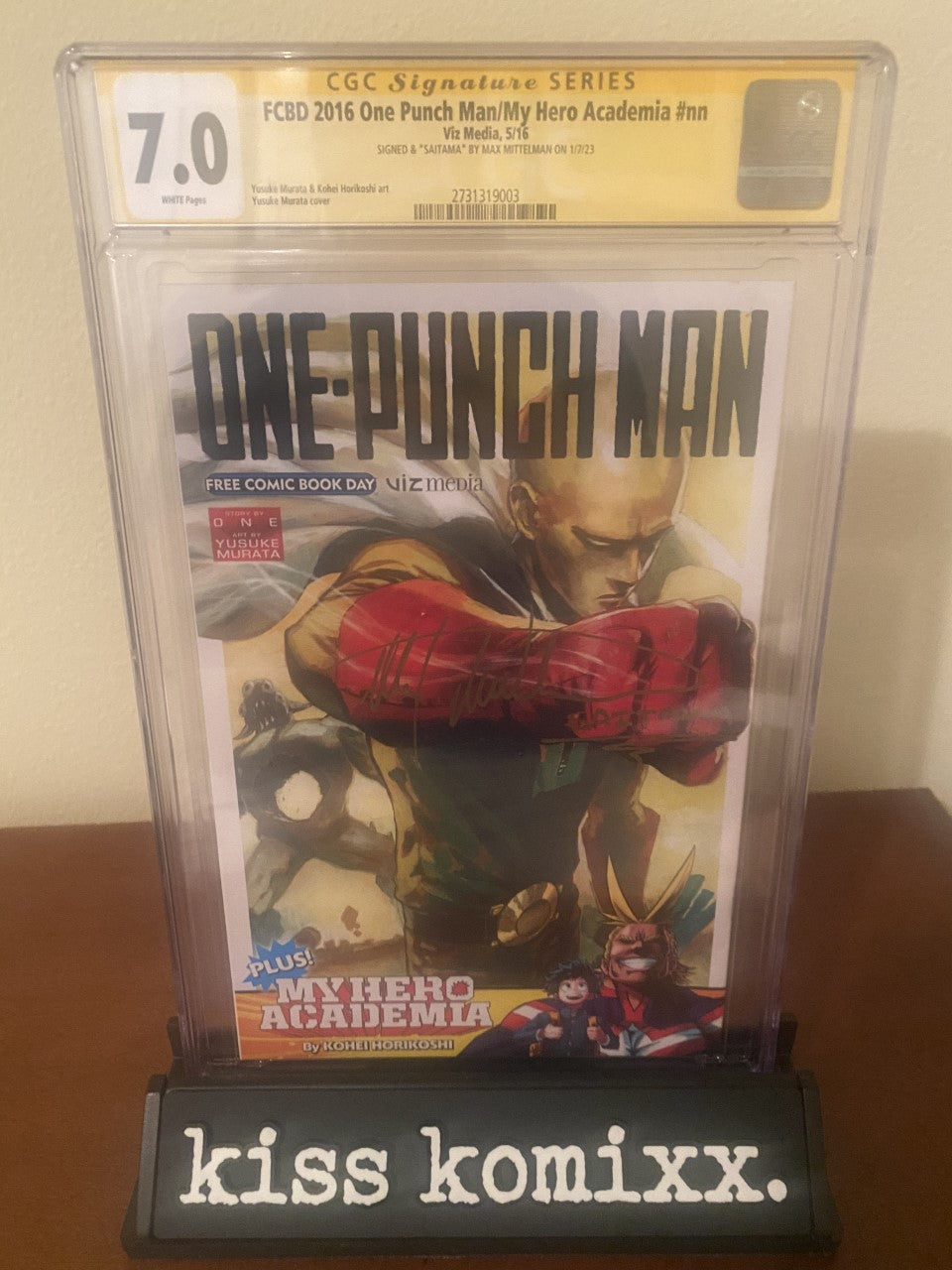 FCBD 2016 One Punch Man / My Hero Academia #nn CGC 7.0