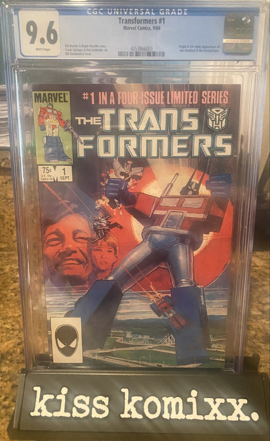 Transformers #1 CGC 9.6